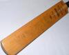 Lancashire and Nottinghamshire 1968. Ken Higgs Benefit year. Harrow size Slazenger Gradidge bat with stamp for &lsquo;Jack Sharp, Liverpool&rsquo;. Signed in ink to the face by twelve Lancashire and eleven Nottinghamshire players. Lancashire signatures include Bond (