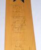 West Indies and Zimbabwe c.1999/2000. Full size Newbury &lsquo;Caduceus Extra Cover&rsquo; bat signed to the face by fifteen West Indies players and fourteen from Zimbabwe. West Indies signatures include Jimmy Adams (Captain), Sherwin Campbell, Courtney Walsh, Curtle - 2