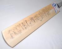 ‘20-20 World Cricket Classic’ 2006. Full size Slazenger bat signed to the face by thirteen members of the South Africa team and twelve of Bermuda. Signatures include Kirsten, Jack, Page, Davids, Strydom, Pringle, Kuiper (South Africa), Romaine, Tucker, Hu