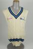 Brian Charles Lara. Trinidad & Tobago, Warwickshire & West Indies 1987-2008. I.C.C. World XI sleeveless cricket sweater worn by Lara