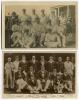 ‘The Australian Cricket Team 1921’. Two sepia real photograph postcards of the Australian team, sitting and standing in rows. One published by Rotary and the other unknown. Postally unused. G/VG