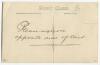 Clarrie Victor Grimmett. Victoria, South Australia & Australia 1918-1941. Mono real photograph postcard, head and shoulders, of Grimmett wearing South Australia cap. Nicely signed in ink by Grimmett. Biography printed to verso. Empire Publishing Co of the - 2
