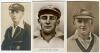 Stanley Joseph McCabe, New South Wales & Australia 1928-1942. Three postcards of McCabe, all sepia, two real photograph and one printed. All head and shoulders image, publishers are Sidney Riley of Sydney, &lsquo;Australian Test Team&rsquo; postcard 1930 and one unkn