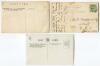 M.C.C. tour of Australia 1903-04. Three various team postcards from the tour, one sepia, two mono, one real photograph and two printed. Publishers are Broom, Bolland and Star Series. Mark to the top border and general wear to the Broom postcard, some wear - 2