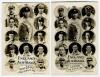 England v Australia 1926. Two sepia real photograph postcards each featuring cameos of thirteen England players. One, the rarer one, for the first Test at Trent Bridge 12th-15th June 1926, the other for the third Test at Leeds, 10th-13th July 1926. Player