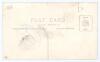 George Owen Dawkes. Leicestershire & Derbyshire 1937-1961. Original mono real photograph postcard of Dawkes head and shoulders in cameo wearing cricket attire and Leicestershire sweater. Nicely signed in ink to lower border &lsquo;Best wishes, Geo. O. Dawkes&rsquo;. - 2