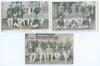 Kent team postcards 1906-1908. Three mono postcards of Kent teams with players depicted seated and standing in rows wearing cricket attire, caps and blazers. Each with printed titles and players’ names. Teams are 1906 (Kent Champions) by Mockford of Tonbr