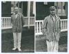 Ronald Thurston Bryan. Kent 1920-1937. Two original mono real photograph postcards of Bryan. One full length, signed in ink to the photograph by Bryan, the other three quarter length with title ‘R.T. Bryan. Kent (Capt)’. In both Bryan appears to have been