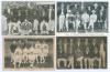 Lancashire C.C.C. 1906-1920s. Two mono postcards of Lancashire teams for season 1906, one ‘D.F. & Co.’ series, the other unknown. Also a mono real photograph postcard of the 1908 team, postmarked 1908, W.H.S. & S. Grosvenor Series, and another c.1924 with