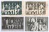Somerset C.C.C. team postcards 1902-1905. Four early mono postcards of Somerset teams for the period with players depicted seated and standing in rows wearing cricket attire. Includes two real photograph postcards from a photograph by Foster of Brighton, 