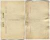 &lsquo;S.M. Wainwright. Cricket Bat Maker&rsquo; c1900. Two sepia real photograph postcards of Wainwright&rsquo;s shop located in Bridge End, Leeds. Publisher unknown. Two different views. Rare. Some wear with some creasing to one card otherwise in good condition - 2