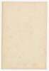 George Brown. Hampshire & England 1908-1933. Phillips &lsquo;Pinnace&rsquo; premium issue cabinet size mono real photograph trade card of Brown, full length walking out to bat. No. 73.C. 4&rdquo;x6&rdquo;. Plain back. Very good condition. - 2