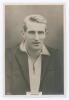 Abraham ‘Abe’ Waddington. Yorkshire & England 1919-1927. Phillips ‘Pinnace’ premium issue cabinet size mono real photograph trade card of Waddington, head and shoulders, wearing cricket attire and blazer. No. 87.C. 4”x6”. Plain back. Very good condition.