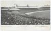 &lsquo;Sydney Cricket Ground. Australia v England. A Record Crowd&rsquo; 1903/04. Early original mono postcard of a view of the packed stands for the first Test match played 11th- 17th December 1903. Graphic Series No. 2. Postmarked Sydney 1904. Nick to top edge, wea