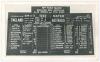 Selfridge & Co. England v Australia 1938. &lsquo;Souvenir of an Historic Occasion&rsquo;. A rarely seen mono real photograph postcard showing the Selfridge Score Board at the close of the Oval Test match, 20th-24th August 1938, in which Hutton made the world record i