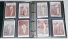 Modern collectors&rsquo; cards and postcards. Two files comprising &lsquo;Cricket Personalities 1940/50s&rsquo; 1st, 2nd, 3rd, 4th, 5th & 6th series, each of 24 cards, &lsquo;Cricket Parade 1940/50s&rsquo; (24 cards), &lsquo;Cricketers from Overseas&rsquo; (1st series, 36 cards) published by Spor - 2