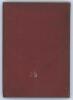 Yorkshire C.C.C. annual 1893. 1st year of issue. 100pp. Edited by J.B. Wostinholm. J. Robertshaw, Sheffield, printer. Original maroon boards with tooled decoration, titles in gilt to front board with white rose emblem to centre, gilt to page edges. Owners - 2