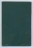 &lsquo;Sussex County Cricket Club. Its Diamond Jubilee. 1839-1899&rsquo;. Alfred D. Taylor. Privately printed 1899. Original dark green cloth boards with gilt title to front cover. Padwick 2784 states this edition was limited to one hundred copies. Some mottling to b - 2