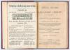&lsquo;Annual Record of Lancashire Cricket&rsquo; by &lsquo;Lancastrian&rsquo; [Thomas Axon]. Published by Axon in Manchester 1887. Comprises &lsquo;Full Score and Bowling Analysis of all the County Matches in 1886&rsquo;. 48pp. Bound later in maroon cloth with gilt title to spine, original - 2