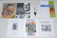 ‘A Bibliography of Sir Neville Cardus for the years 1913-2023’. Compiled by Prof J.H. St. J. Mcllwaine, edited by Ken Grime. Limited edition number 69/100 produced signed to limitation label by Mcllwaine and Grime. Sold with six further limited edition bo