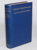 ‘Cricket Personalities’. H.D.G. Leveson Gower. Williams and Norgate, London 1925. Original blue cloth with nice bright gilts to front cover and spine. Comprises profiles of fifteen cricketers and sections on Umpires and Spectators. One of the featured cri