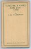 &lsquo;A Score, A Score and Ten. Poems&rsquo;. G.D. Martineau. London 1927. Original hardback with very good dustwrapper. A collection of poetry including a section on &lsquo;Songs of the Crease&rsquo; with nine poems on cricket. To the front end paper is an eight line handwritt