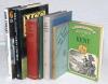 Kent cricket histories and biographies. Seven original hardback titles. &lsquo;A Few Short Runs&rsquo;, Lord Harris, London 1921. &lsquo;Early Memories of Frank Woolley&rsquo;, Martha Wilson Woolley, Ashurst 1976, limited edition no. 389/1000. Signed by Woolley. &lsquo;Kent Cricket Ma