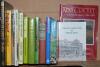 Signed cricket books. Thirteen mainly modern titles, the majority hardbacks with dustwrapper, each signed by the author or others where described. Hardback titles include &lsquo;The Fight for the Ashes 1956&rsquo;, Peter West 1956. &lsquo;Treasures of Lord&rsquo;s&rsquo;, Tim Rice 198