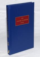 ‘The Archie Jackson Story. A Biography’. David Frith. Ashurst 1974. Blue leather with gilt titles to front and spine. Limited edition of 1000 copies, this being number 151, signed by the author. VG.