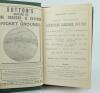 Wisden Cricketers’ Almanack 1892. 29th edition. Bound in dark green boards, lacking original paper wrappers, with gilt titles to spine. Minor wear otherwise in good/very good condition. The book has been bound in dark green boards with gilt lettering titl