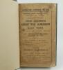 Wisden Cricketers’ Almanack 1897 and 1898. 34th & 35th editions. Bound in dark green boards, with original paper wrappers, with gilt titles to spine, the 1897 edition with front wrapper only. The 1897 edition with loss to the top right hand side of the fr - 2