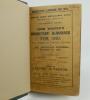 Wisden Cricketers’ Almanack 1909 and 1910. 46th & 47th editions. Bound in dark green boards, with original paper wrappers, with gilt titles to spine, the 1909 with only front wrapper. The front wrapper of the 1909 edition with some wear, darkening and sma - 2