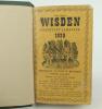 Wisden Cricketers&rsquo; Almanack 1938, 1939 and 1940. 75th to 77th editions. Bound in dark green boards, with original limp cloth covers, with gilt titles to spine. All three editions with worn and stained covers, the 1940 edition with old tape marks to the in - 2