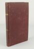 Wisden Cricketers’ Almanack 1880. 17th edition. Bound in maroon boards, lacking original paper wrappers, title page and advertising pages at rear, with gilt titles to spine. Some wear and staining to boards, some insect damage to ‘Contents’ page and to a - 2