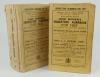 Wisden Cricketers&rsquo; Almanack 1927 and 1928. 64th & 65th editions. Original paper wrappers. Both editions with some breaking to spine blocks, page sections becoming loose, both editions with some wear to wrappers and spine papers with some loss to both othe