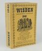 Wisden Cricketers&rsquo; Almanack 1940. 77th edition. Original limp cloth covers. Slight soiling otherwise in good condition. Only 8000 copies printed in this war-time year