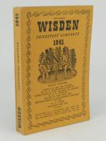 Wisden Cricketers’ Almanack 1941. 78th edition. Original limp cloth covers. Only 3200 paper copies printed in this war year. Generally good/very good condition. Rare war-time edition