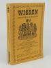 Wisden Cricketers&rsquo; Almanack 1941. 78th edition. Original limp cloth covers. Only 3200 paper copies printed in this war year. Generally good/very good condition. Rare war-time edition