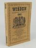 Wisden Cricketers&rsquo; Almanack 1943. 80th edition. Original limp cloth covers. Only 5600 paper copies printed in this war year. Some slight discolouration to covers and spine paper, very minor corner wear, slight bump to top right hand corner otherwise in go