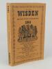 Wisden Cricketers&rsquo; Almanack 1944. 81st edition. Original limp cloth covers. Only 5600 paper copies printed in this war year. Name and date handwritten to the top border of the first advertising page otherwise in good+ condition. Rare war-time edition
