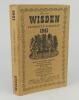 Wisden Cricketers&rsquo; Almanack 1945. 82nd edition. Original limp cloth covers. Only 5600 paper copies printed in this war year. Odd minor faults otherwise in good+ condition. Rare war-time edition