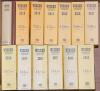 Wisden Cricketers&rsquo; Almanack 1971 to 2016. Original limp cloth covers. Minor bowing to the spines of odd editions to varying degree,some general wear and some fading and age toning to some spines otherwise all in good condition. Sold with a hardback editio - 3