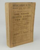 Wisden Cricketers’ Almanack 1894. 31st edition. Original wrappers. Replacement spine paper. Some wear and soiling to wrappers otherwise in good/very good condition