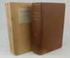 Wisden Cricketers&rsquo; Almanack 1902 and 1903. 39th & 40th editions. The 1902 edition bound in brown boards, with original darkened wrappers, with titles in gilt to spine. the front wrapper detached, distressed and in poor condition, the remainder of the book