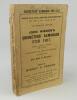 Wisden Cricketers&rsquo; Almanack 1917. 54th edition. Original paper wrappers. Some general wear to wrappers with small loss to bottom corner of the rear wrapper and to a lesser extent the last advertising page, handwritten signature to top border of the front 