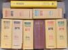 Wisden Cricketers&rsquo; Almanack 1972 to 1979. Original hardback editions with dustwrapper, with the exception of the 1976 which is lacking its dustwrapper Faults to odd dustwrapper otherwise in generally good/very good condition. Sold with &lsquo;The Wisden Collect
