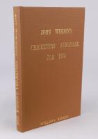 Wisden Cricketers’ Almanack 1879. Willows softback reprint (1991) in light brown hardback covers with gilt lettering. Limited edition 497/1000. Good/very good condition