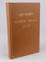 Wisden Cricketers’ Almanack 1885. Willows softback reprint (1983) in light brown hardback covers with gilt lettering. Un-numbered limited edition. Good/very good condition