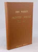 Wisden Cricketers’ Almanack 1887. Willows softback reprint (1989) in light brown hardback covers with gilt lettering. Limited edition 428/500. Good/very good condition