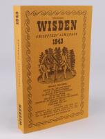 Wisden Cricketers’ Almanack 1943. Willows softback reprint (2000) in softback covers. Un-numbered limited edition. Very good condition